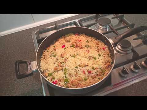 My Mums Recipe STIR FRY Chicken Fried Rice |  ستیر فرای چیکن اور چاول | وصفة دجاج مقلي مع الأرز