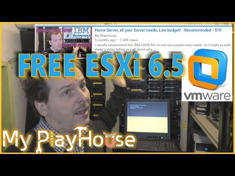 How to install the FREE VMware ESXi 6.5 on a Rack Server - 447