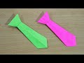 origami tie | paper tie | how to make paper tie