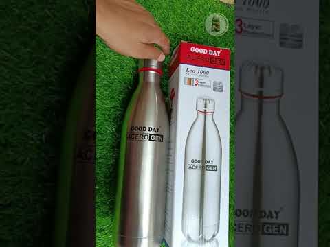 Silver Hot And Cold Cola Water Bottle Double Wall Stainless Steel Vacuum Flask 500 Ml 1000 Ml 1500