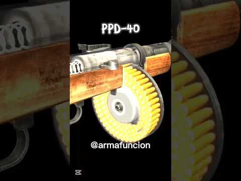 PPD-40 ⚙️ Soviet Engineering of WWII 🇷🇺 #armafuncion #usa