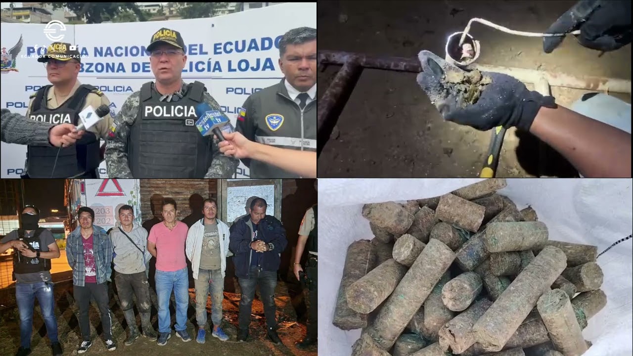 Policía incauta 731 kg de marihuana camuflada en 150 andamios metálicos – 5 detenidos en operativo antidrogas