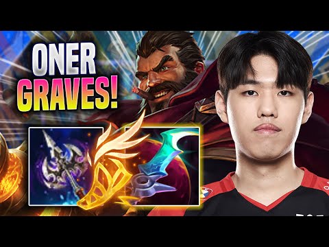 ONER IS SO GOOD WITH GRAVES! - T1 Oner Plays Graves JUNGLE vs Fiddlesticks! | Season 2022