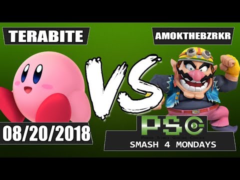 PSG Smash 4 Mondays: IANB Terabite (Kirby/Rosalina & Luma) vs Amokthebzrkr (Wario) - Winners Round 3