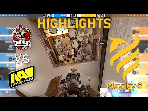 DESTROYED! New NaVi vs New PWNZ (Empire) - HIGHLIGHTS - Playday 2 - EUL 2022 Stage 2 - R6 Esport