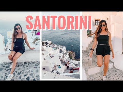 DAY IN THE LIFE IN SANTORINI, GREECE- 3 days!