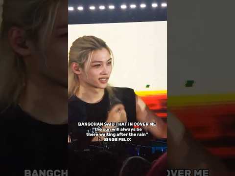 I DIDN’T KNOW THAT FELIX SINGS IT OMG, I’M IMPRESSED #straykids #felix #bangchan #kpop #concert
