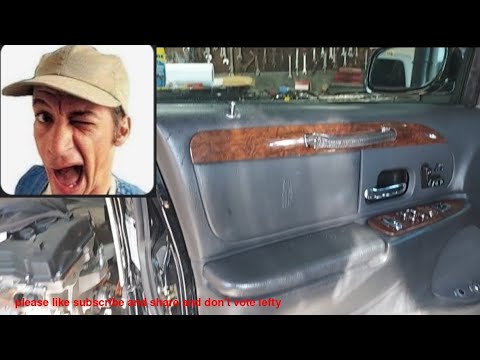 Lincoln Town car driver side window motor replacement