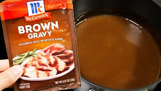 How To Make McCormick Brown Gravy Mix