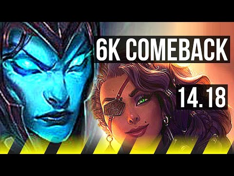 KALISTA & Leona vs SAMIRA & Taric (ADC) | 6k comeback, Dominating | EUW Master | 14.18