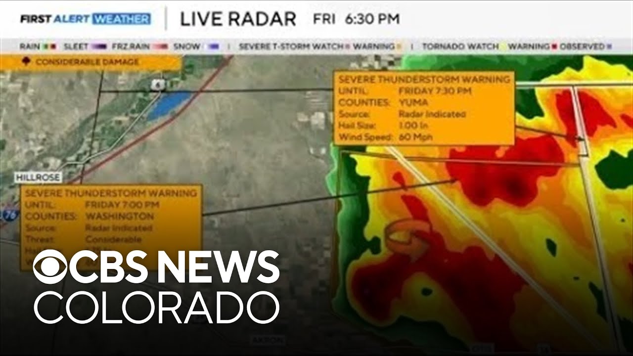 National Weather Service Boulder issues multiple tornado warnings in Colorado