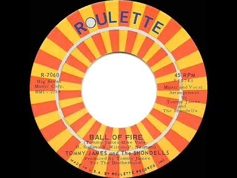 1969 HITS ARCHIVE: Ball Of Fire - Tommy James & The Shondells (mono 45)
