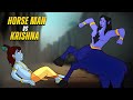 Krishna Vs Horse Man Battle Begins Cartoon For Kids In Hindi Adventure Videos