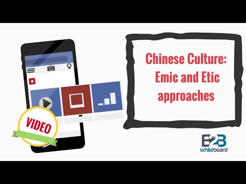 Chinese Culture: Emic and Etic approaches