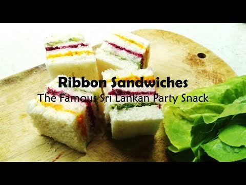 Sri Lankan Ribbon Sandwiches | Colourful Tea-Time Party Snack Everyone Loves!