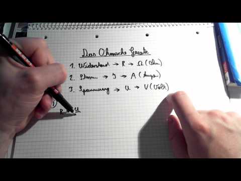 "DAS OHMSCHE GESETZ" Lernen leicht gemacht :) !!!