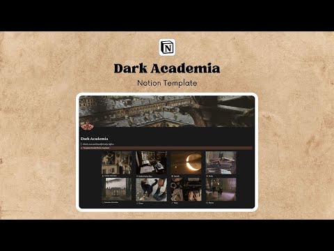 Dark Academia | Prototion | Notion Template