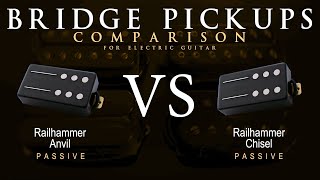 Video thumbnail for Railhammer ANVIL vs CHISEL - Bridge Guitar Pickup Comparison Tone Demo by Mike Stamper