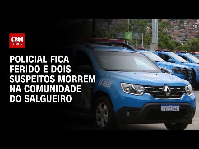 RJ: Policial fica ferido e dois suspeitos morrem após operação no Salgueiro | CNN 360º