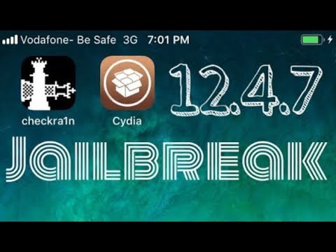 IOS 12.4.7 JAILBREAK IPHONE 6/5S NO PC