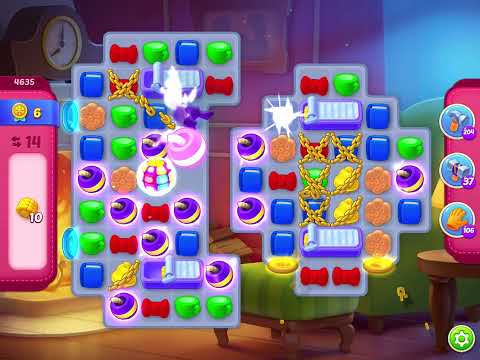 Homescapes Level 4635 With No Boosters - Super Hard Level - Bonus Scene With Austin