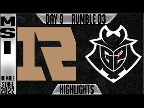 RNG vs G2 Highlights | MSI 2022 Day 9 Rumble Stage D3 | Royal Never Give Up vs G2 Esports