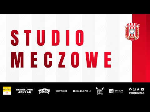 STUDIO MECZOWE 🎥⚪🔴 Apklan Resovia - Sandecja Nowy Sącz