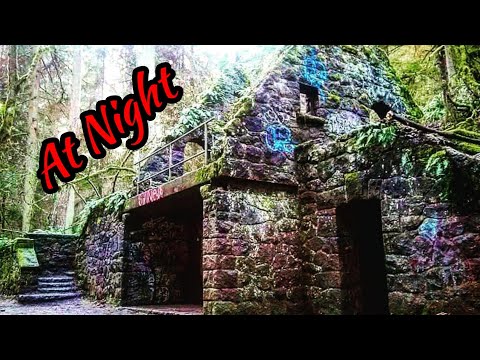 Witch's Castle Ghosthunt At Night- Portland, Oregon.