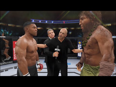 Mike Tyson vs. Crazy Caveman - EA Sports UFC 4 - Boxing Club 🥊