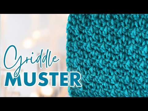 einfaches Häkelmuster für Anfänger (mit Stäbchen und festen Maschen)