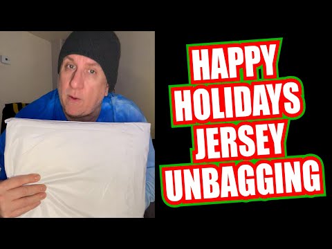 Happy holidays nhl fanatics jersey unboxing