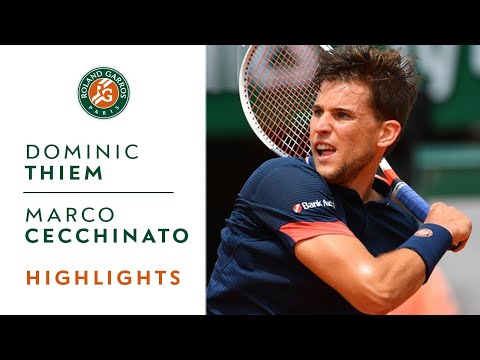 Dominic Thiem vs Marco Cecchinato - Semi-Final Highlights I Roland-Garros 2018