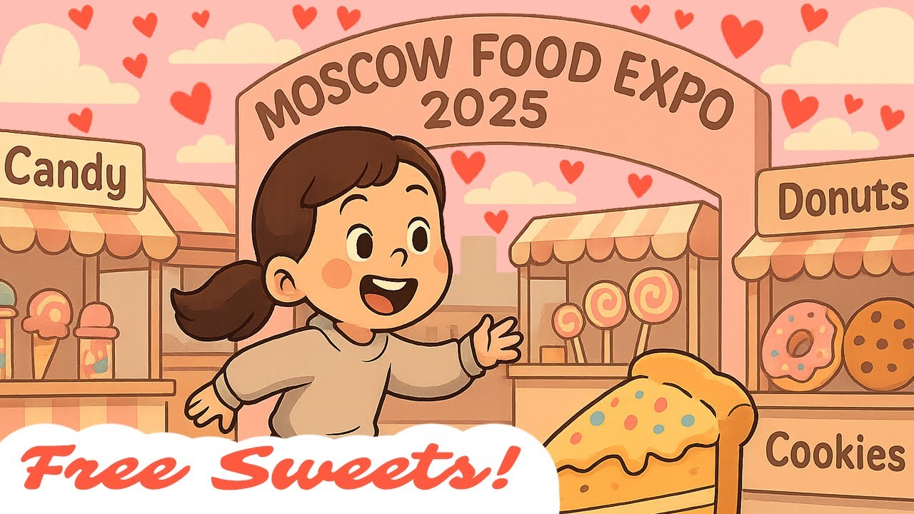 Moscow Food Expo: Free Sweets Everywhere!