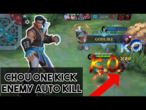 HOW TO PLAY CHOU DAMAGE BUILD CHOU 1 HIT & ULTI CHOU, CHOU TUTORIAL & CHOU GAMEPLAY MOBILE LEGENDS