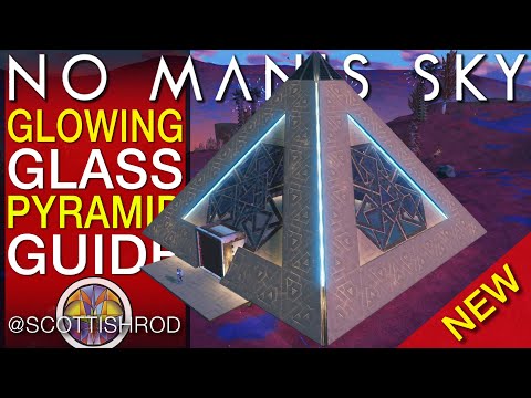 How To Build A Glowing Glass Pyramid - No Man's Sky Update 2024 - Amazing Base - NMS Scottish Rod