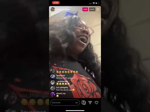 Rocky Badd & friend Stealing out of the gas station on IG Live