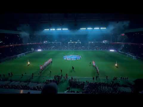 PSV-AZ * Lichtshow, vuurwerk & opkomst