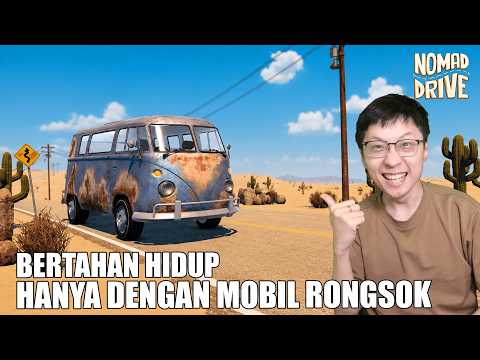 Wandering Alone in a RUSTY CAR in the DESERT! - Nomad Drive Indonesia