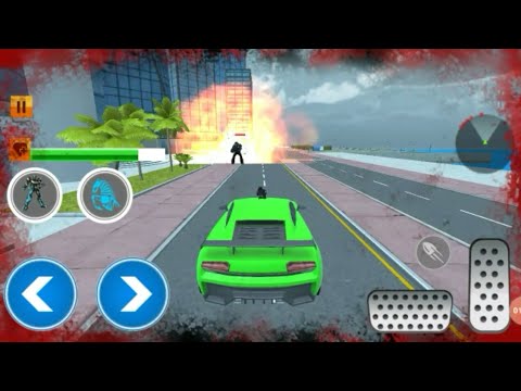 Zebra Robot Car Game : Robot Transforming Game's