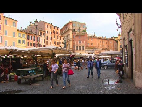 WALKS OF ITALY Rome Food Tasting! ~ extract from FOOTLOOSE IN ITALY IV travel guide video 4
