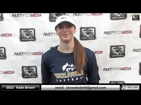 2022 Kaile Brown 3.71 GPA - Outfield Softball Skills Video - Lady Wolfpack - Alkire
