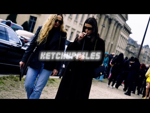 16x9 Model Vivienne Rohner Street Style Video Outside Chanel FW 23 Show