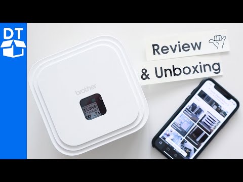 Brother P-Touch Cube XP Monochrome Label Maker with Bluetooth® Wireless Technology PT- P910BT video review thumbnail