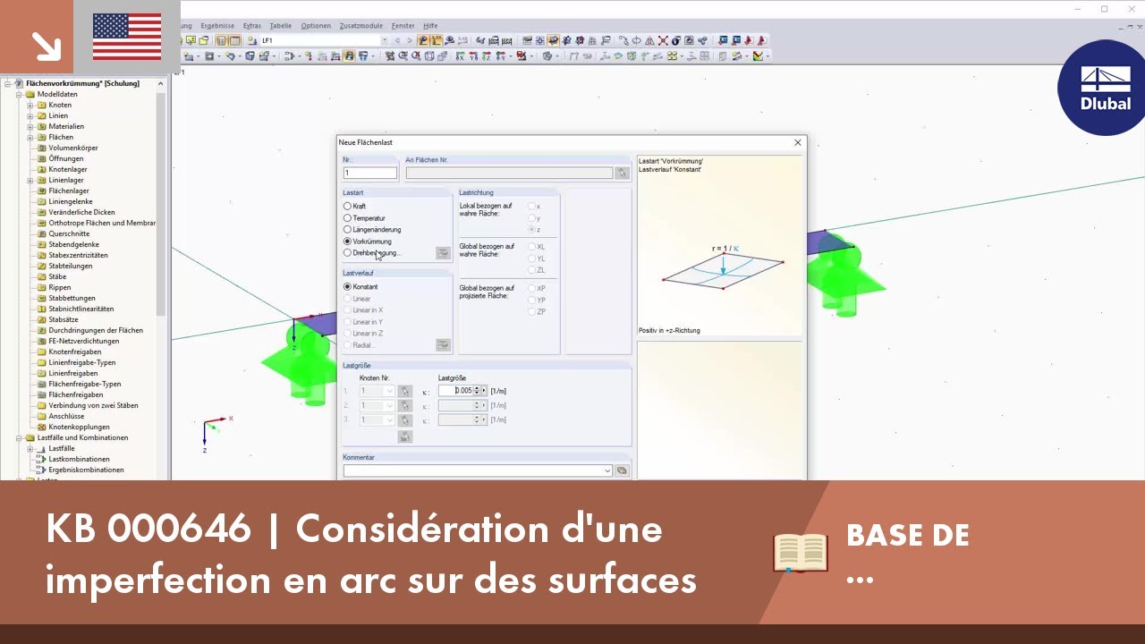 KB 000646 | Considération d'une imperfection en arc sur des surfaces