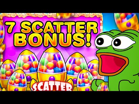 HE HIT THE RAREST 7 SCATTER SUGAR RUSH 1000 BONUS!