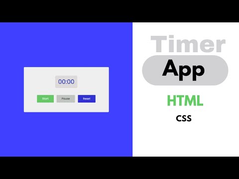 Htmlcss Tutorial Build A Fun Timer App