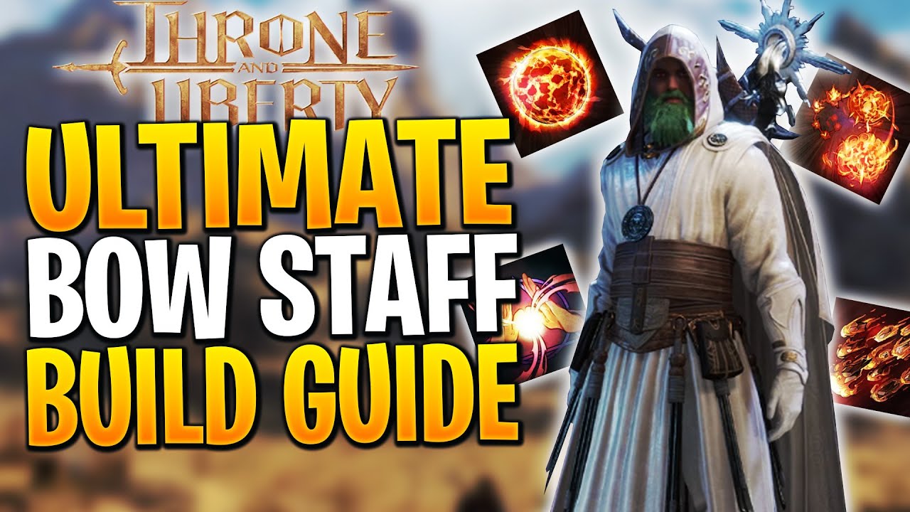 Throne and Liberty Staff Bow Build PVE | Ultimate DPS Endgame Guide