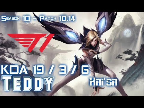 T1 Teddy KAI'SA vs VAYNE ADC - Patch 10.14 KR Ranked