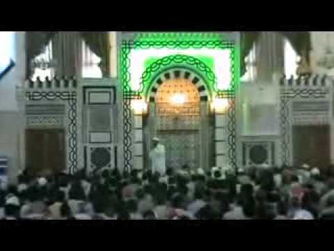 كلمة الشيخ خالد طفور قبل تشييع عدد من الأشخاص من الجامع الكبير في مدينة دوما في ريف دمشق