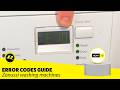 Do You Have A Zanussi Washing Machine Fault Code Error Codes Guide